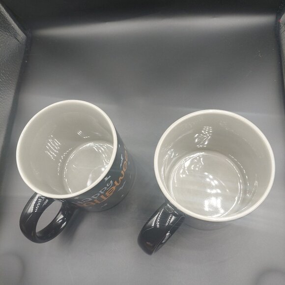 HAPPY HALLOWEEN 2 NEW Disney Witch Minnie & Vampire Mickey Mouse Bats Moon Mugs - Picture 4 of 7